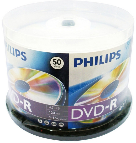 Philips DVD-R 16X 4.7GB 4.7GB DVD-R 50pc(s)