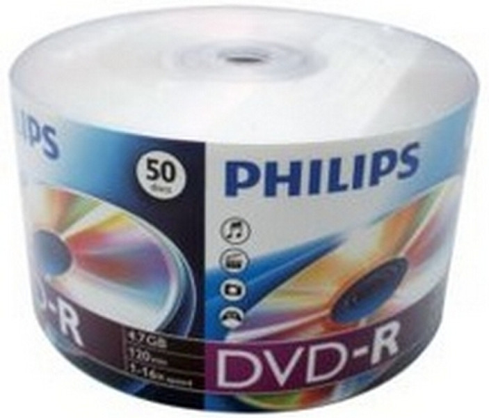 Philips DVD-R 4.7GB 16X 4.7GB DVD-R 50pc(s)