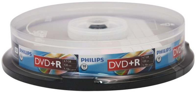 Philips DVD+R 4.7GB 16X 4.7GB DVD+R 10pc(s)