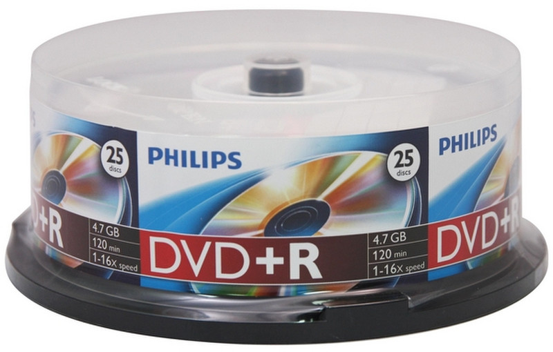 Philips DVD+R 4.7GB 16X 4.7GB DVD+R 25pc(s)