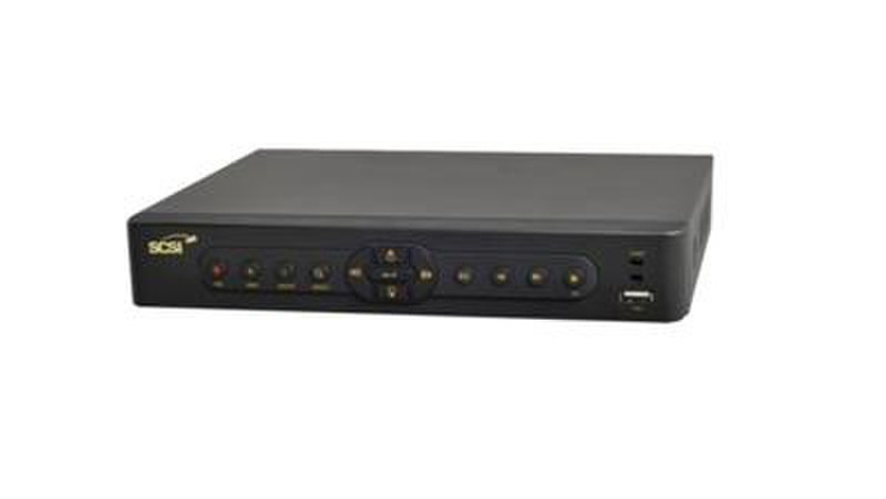 SCSI 4 channel real-time recorder Черный цифровой видеомагнитофон
