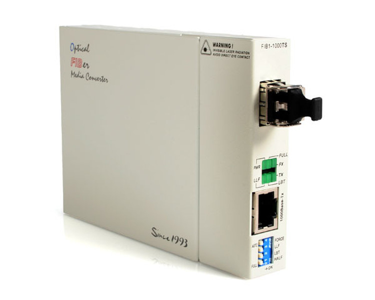 StarTech.com Gigabit RJ45 to Multi-Mode LC Fiber Media Converter 850nm network media converter