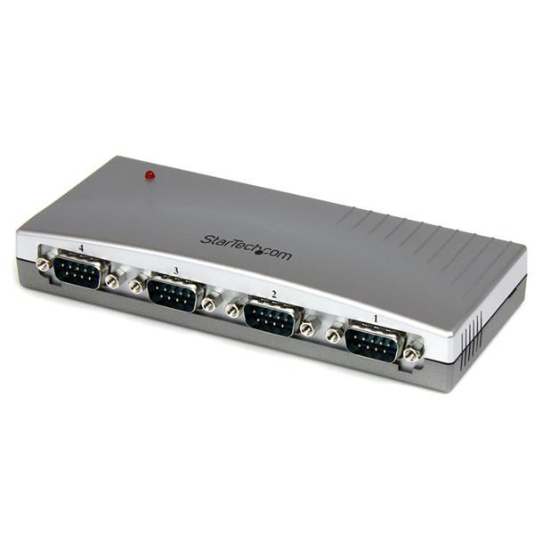 StarTech.com ICUSB2324 USB Cеребряный хаб-разветвитель