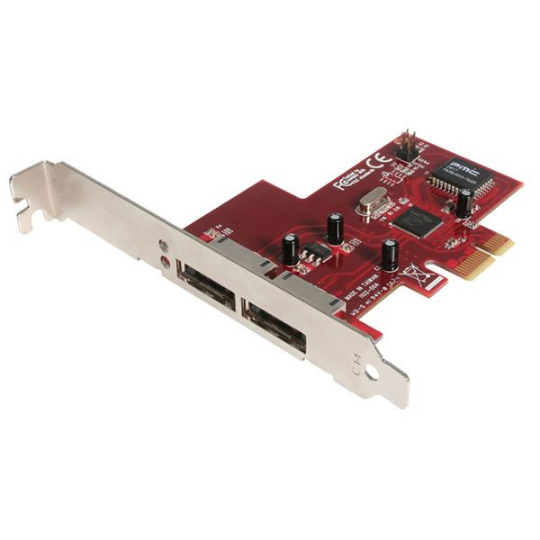 StarTech.com 2 Port PCI Express eSATA Controller Adapter Card