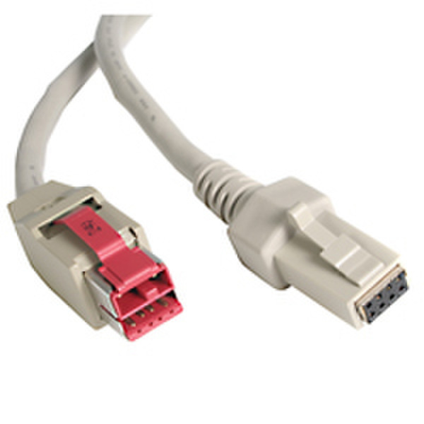 StarTech.com 6 ft 24V to 2x4 Powered USB Cable 0.18м Бежевый кабель USB