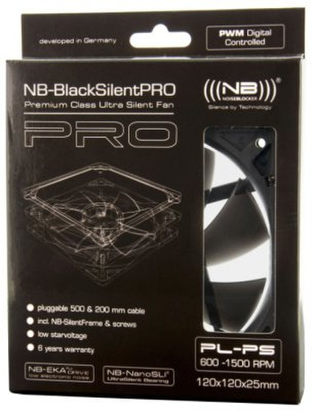 Noiseblocker BlackSilentPro PK-PS Computer case Fan