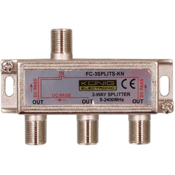 König FC-3SPLT-ST-KN Cable splitter Kabelspalter oder -kombinator