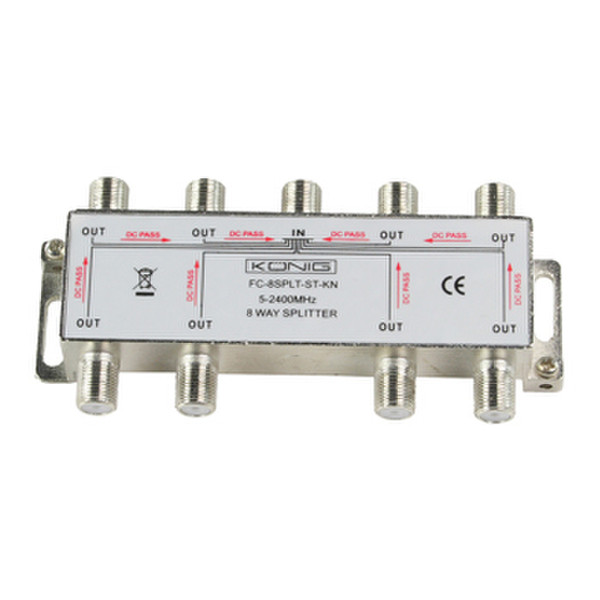 König FC-8SPLT-ST-KN Cable splitter Kabelspalter oder -kombinator