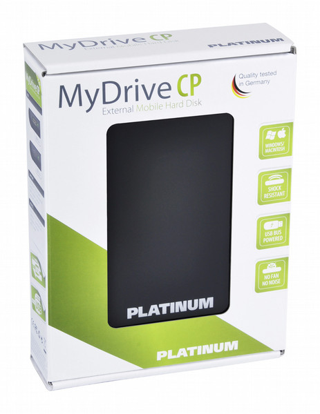 Bestmedia Platinum MyDrive CP USB3.0 500GB 500GB Black