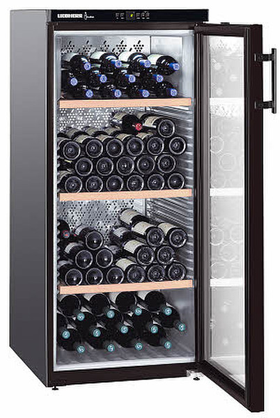 Liebherr WKB 3212 Отдельностоящий Термоэлектрический винный шкаф Черный 164бутылка(и) A