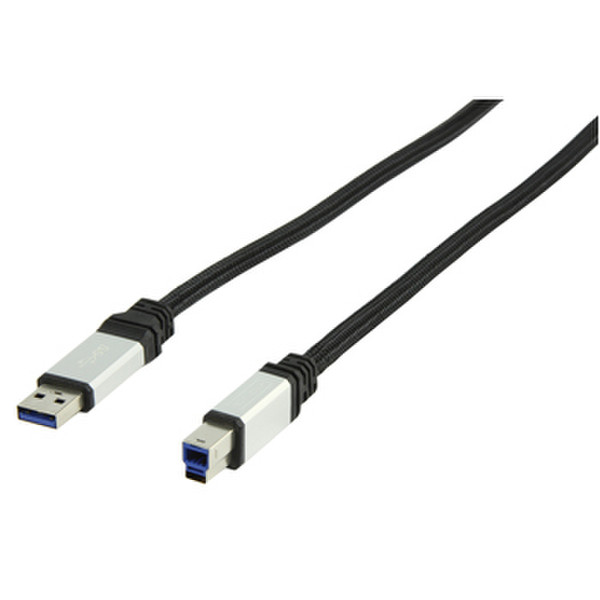 König USB 3.0 1.8m USB A USB B Schwarz