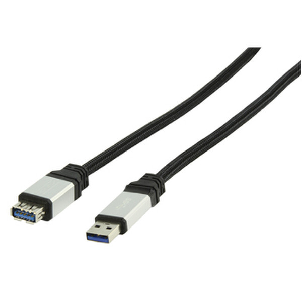 König USB 3.0 1.8m USB A USB A Schwarz