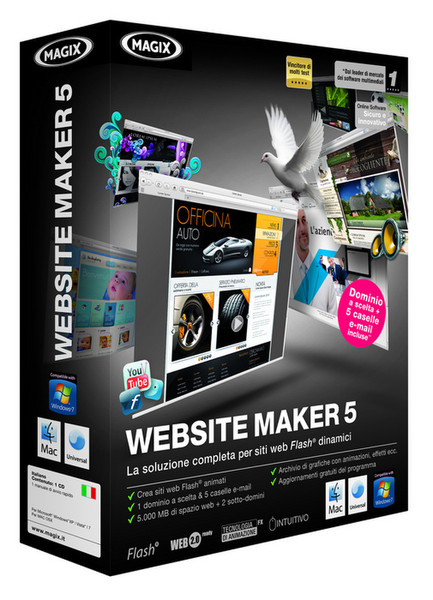Magix Website Maker 5, CD, IT