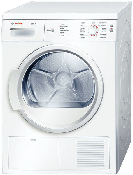 Bosch WTE86104IT freestanding Front-load 8kg B White tumble dryer