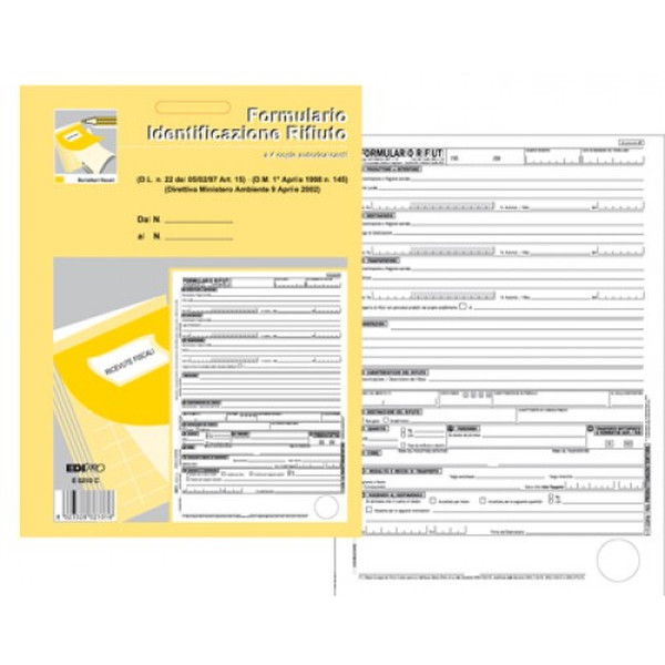 Edipro E0210C accounting form/book