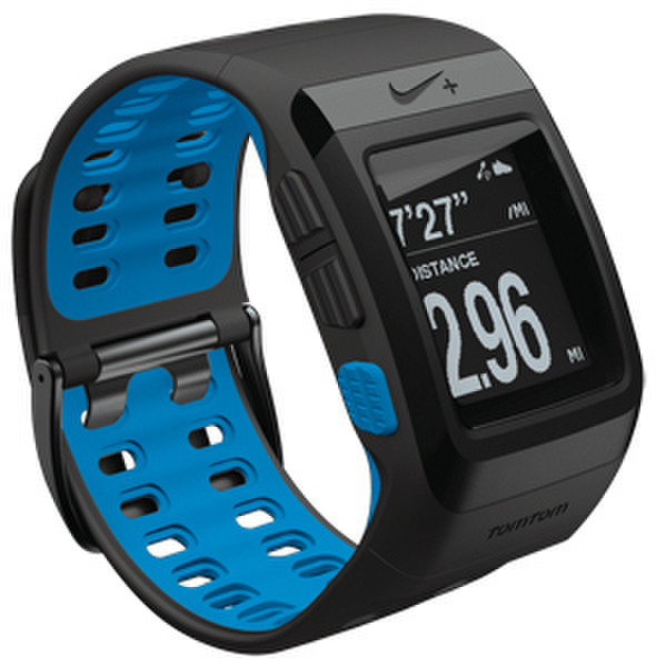 TomTom Nike+ SportWatch GPS - Anthracite/BlueGlow Черный, Синий спортивный наручный органайзер