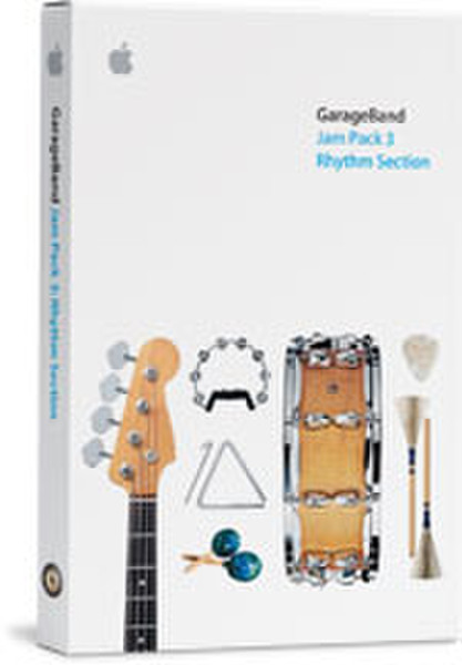 Apple GarageBand Jam Pack3 Rhythm Section EN CD Mac