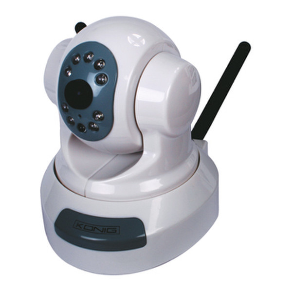 König VID-TRANS320KN Indoor & outdoor White surveillance camera