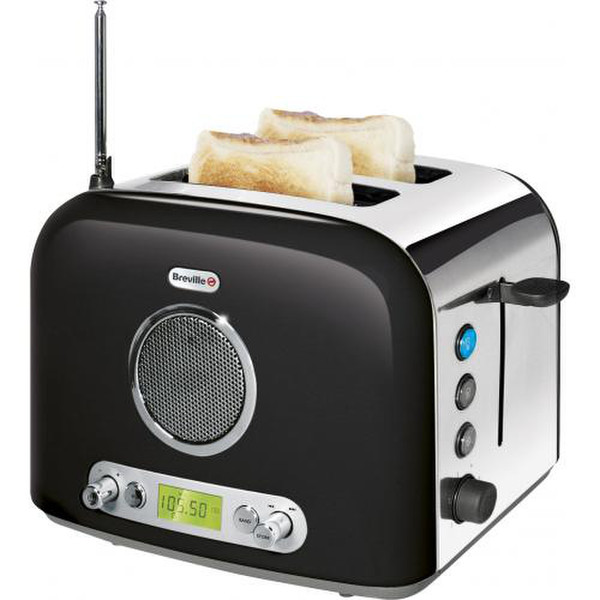 Breville VTT296 2slice(s) Black,Stainless steel toaster