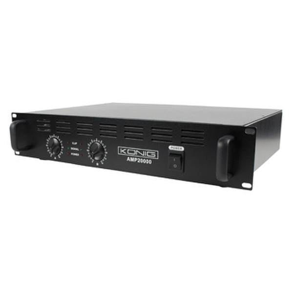 König PA-AMP20000-KN Performance/stage Wired Black audio amplifier