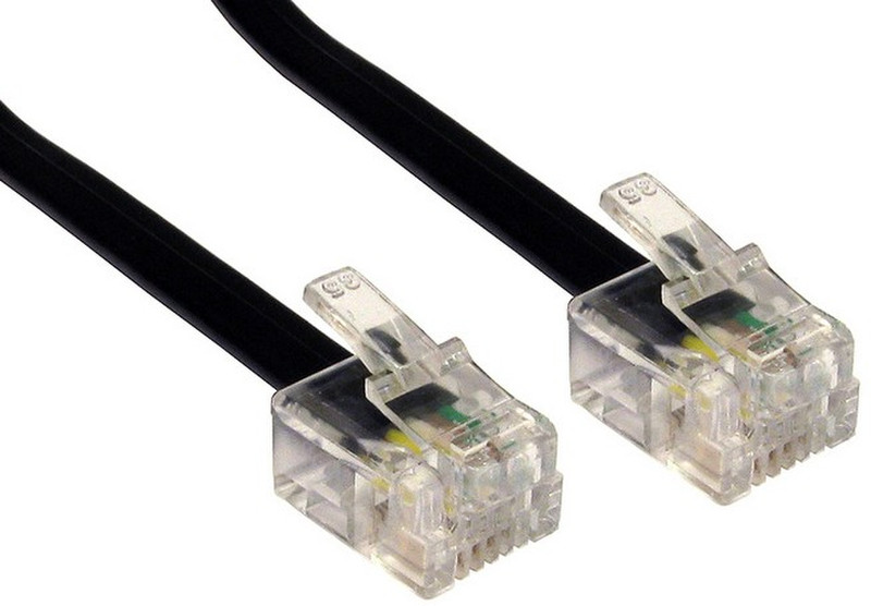 Cables Direct 88BT-110K 10м Черный телефонный кабель