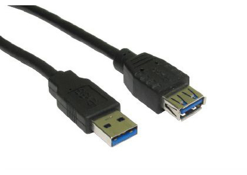 Cables Direct USB 3.0 5m USB A USB A Schwarz