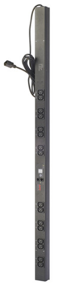 APC Rack PDU, Metered, Zero U, 10A, 230V, (16) C13 Black power distribution unit (PDU)