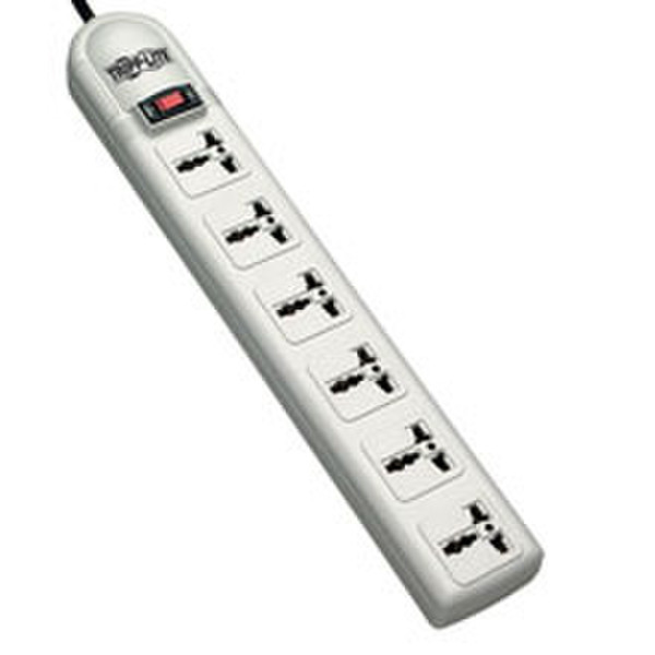 Tripp Lite SUPER6OMNII 6AC outlet(s) 220-250V 1.8m Grey surge protector