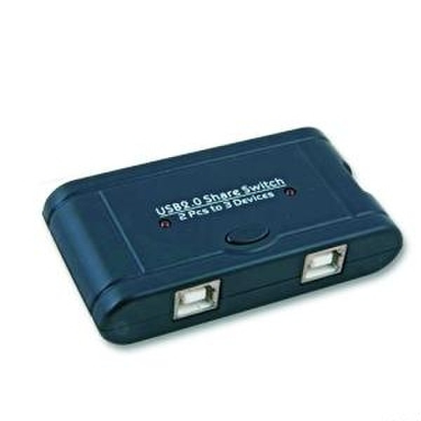 M-Cab USB 2.0 Sharing Switch 480Mbit/s Blau