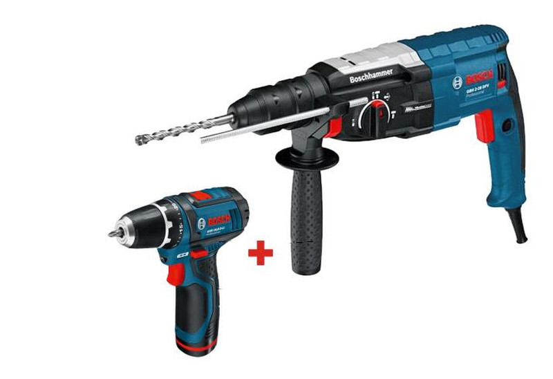 Bosch GBH 2-28 DFV + GSR 10,8-2-LI 850W 900RPM rotary hammer