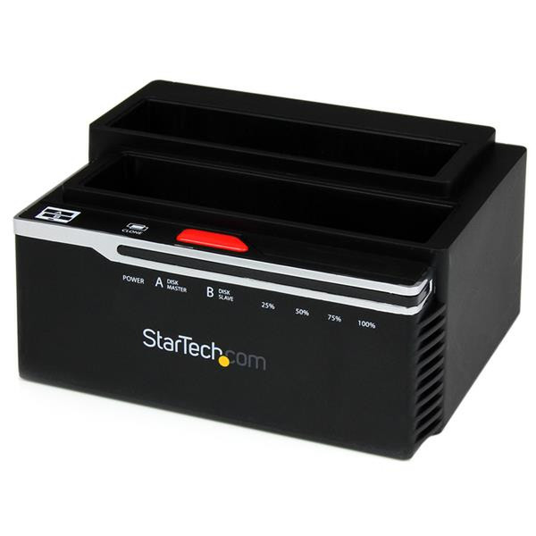 StarTech.com USB 3.0 SATA Festplatten Kopierstation- 2 Bay 2,5/ 3,5" HDD Klon- und Dockingstation
