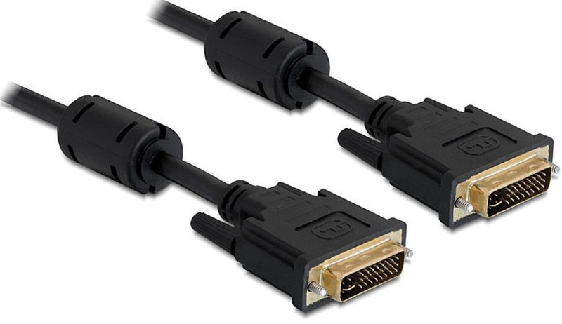 DeLOCK 1m DVI-I 1m DVI-I DVI-I Black DVI cable