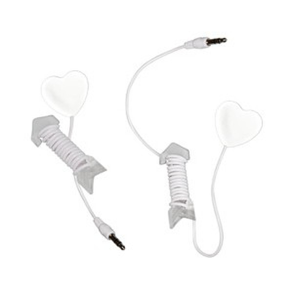 Lovemytime EM110331413 3.5mm 3.5mm Weiß Audio-Kabel