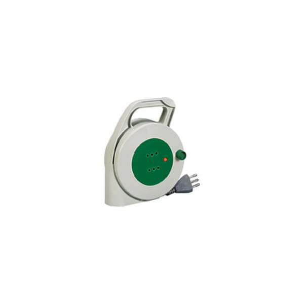 FME 01203 2AC outlet(s) 10m Green,White power extension