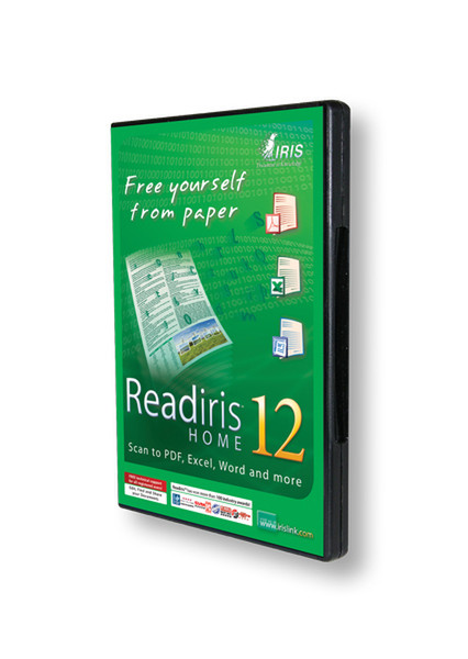 I.R.I.S. Readiris 12 Home, DVD, Box