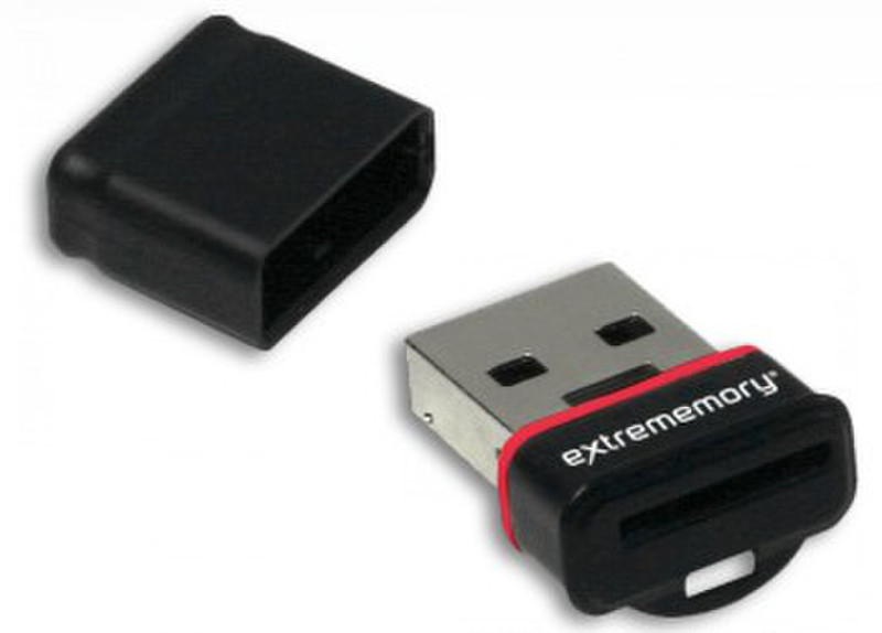 Extrememory USB SnippyPlus 8GB 8ГБ USB 2.0 Type-A Черный, Красный USB флеш накопитель