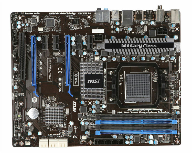 MSI 990FXA-GD65 AMD 990FX Socket AM3+ ATX