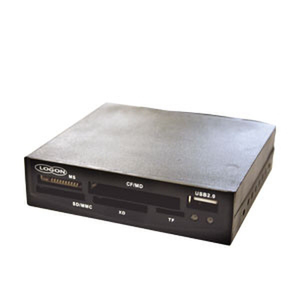 LOGON LCR010 All-In-1 3.5" Eingebaut USB 2.0 Schwarz Kartenleser