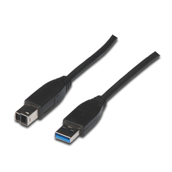 LOGON 1.8m USB 3.0 1.8м USB A USB B Черный