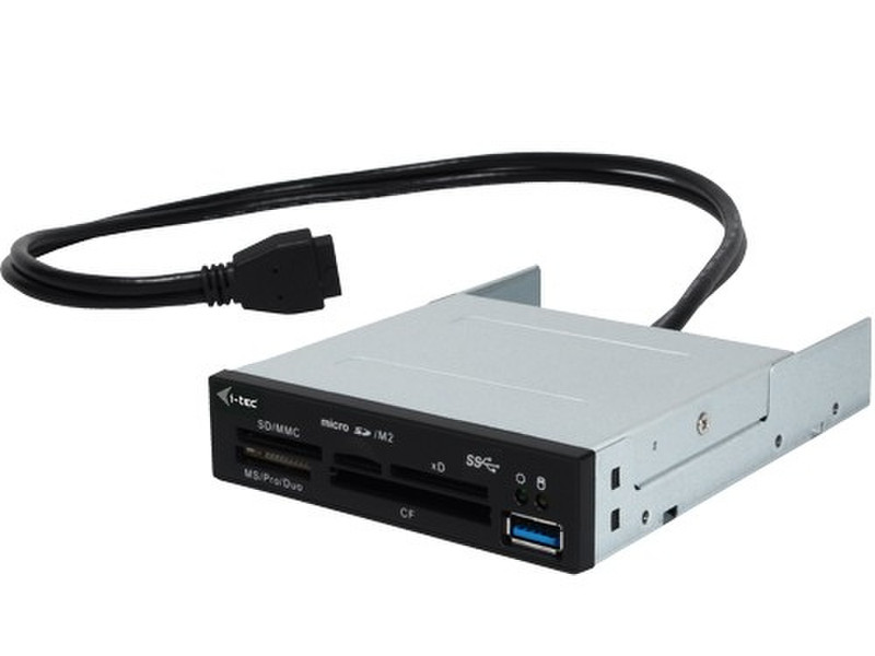 iTEC USB 3.0 All-in-One Внутренний USB 3.0 Черный устройство для чтения карт флэш-памяти