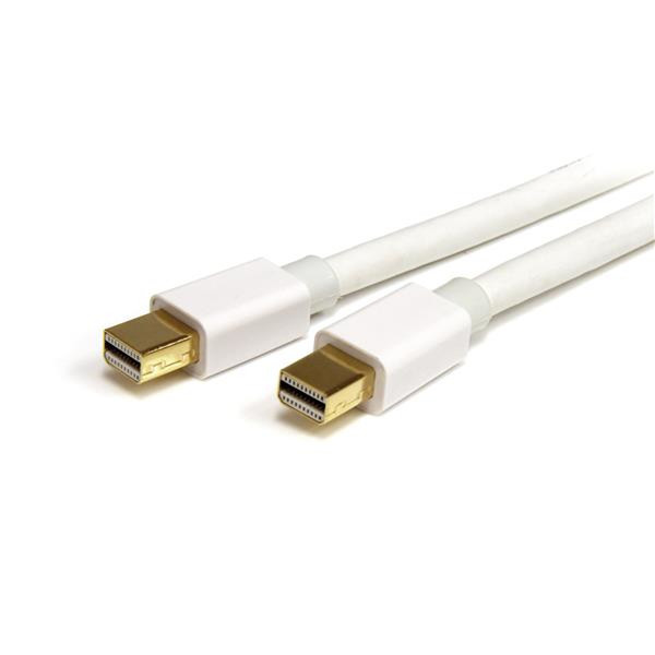 StarTech.com 1m Mini DisplayPort Kabel 1.2 - MiniDP 4k - Stecker/Stecker - Weiß