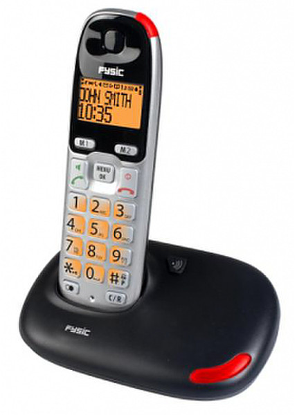 Fysic FX-5700 DECT Идентификация абонента (Caller ID) Черный, Cеребряный телефон