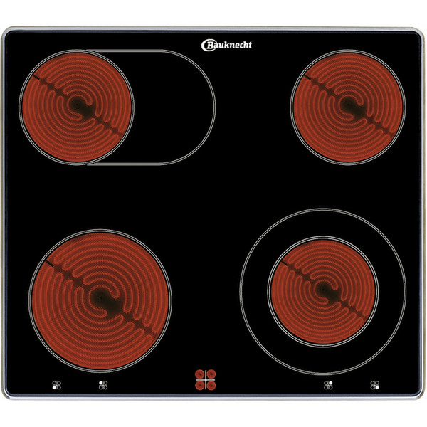 Bauknecht ECV 3460 IN MOD Eingebaut Ceramic hob Schwarz Kochfeld