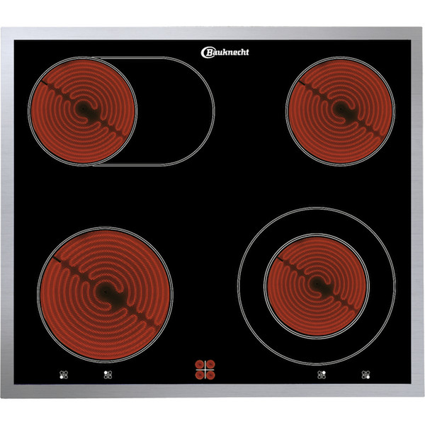 Bauknecht ECV 6640 IN Eingebaut Ceramic hob Schwarz Kochfeld