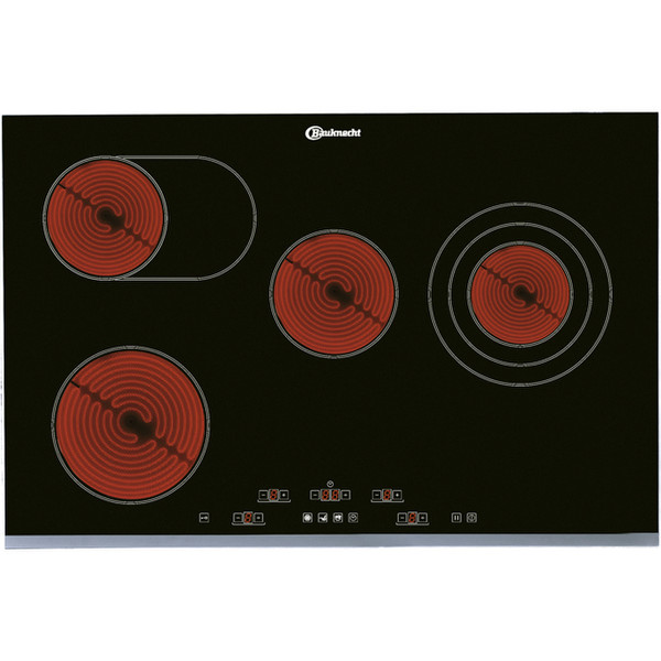 Bauknecht EDPV 7740 IN Tabletop Electric hob Black hob