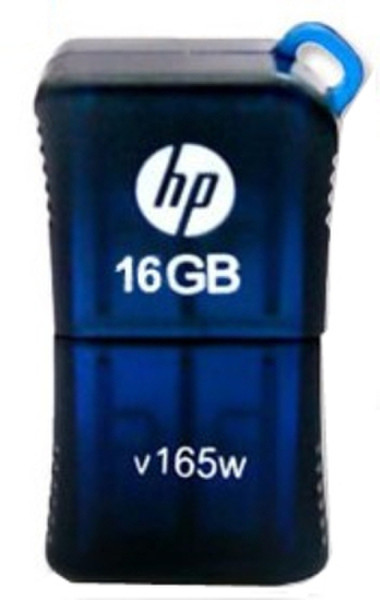 HP v165w 16GB 16ГБ USB 2.0 Type-A Синий USB флеш накопитель