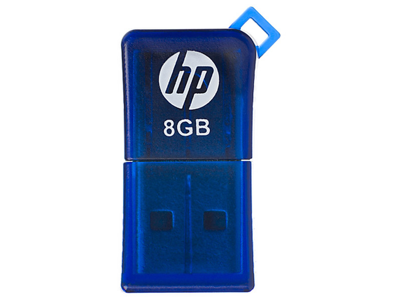 HP v165w 8GB 8GB USB 2.0 Type-A Blue USB flash drive
