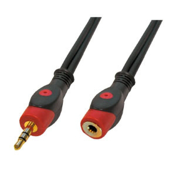 LOGON HQ 3.5mm M/F 5m 5m 3.5mm 3.5mm Black,Red