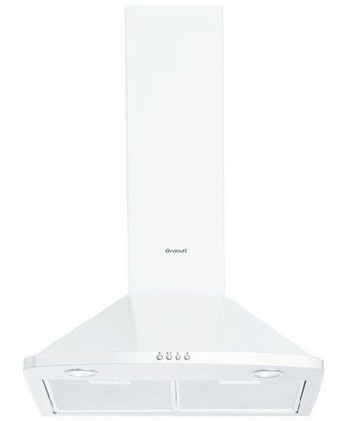 Brandt AD1046W Wall-mounted 600m³/h White cooker hood