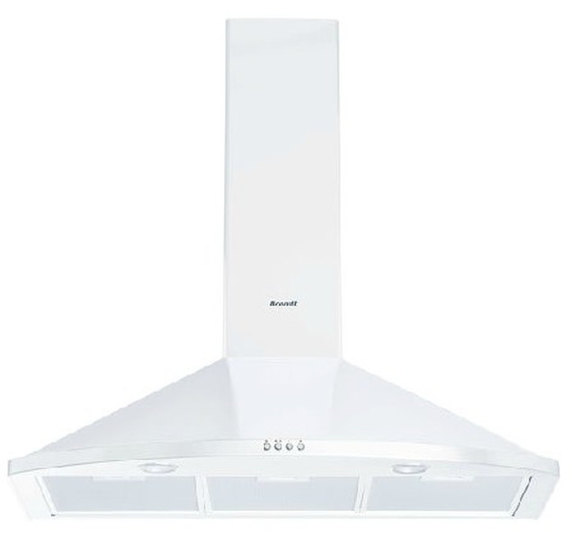 Brandt AD1049W Wall-mounted 600m³/h White cooker hood
